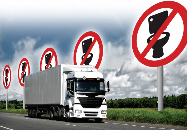 Drivers making deliveries must have access to toilets