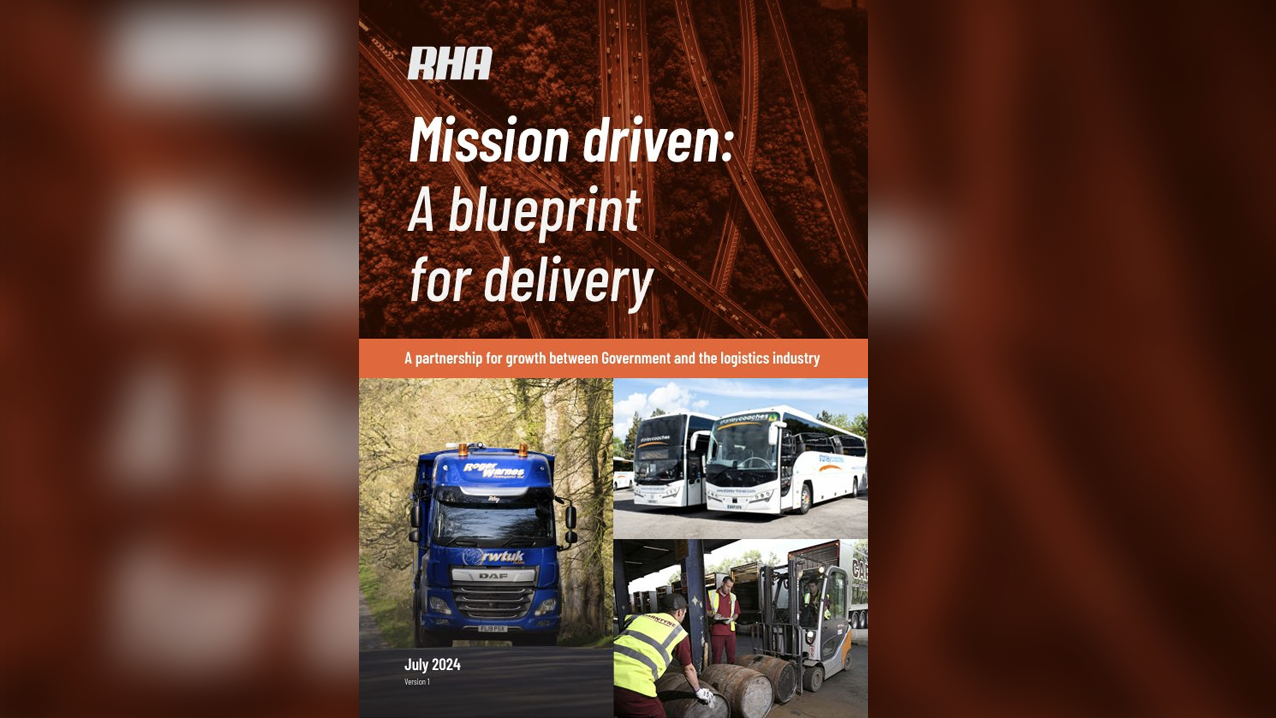 RHA launches 'Mission Driven' a Blueprint for delivery