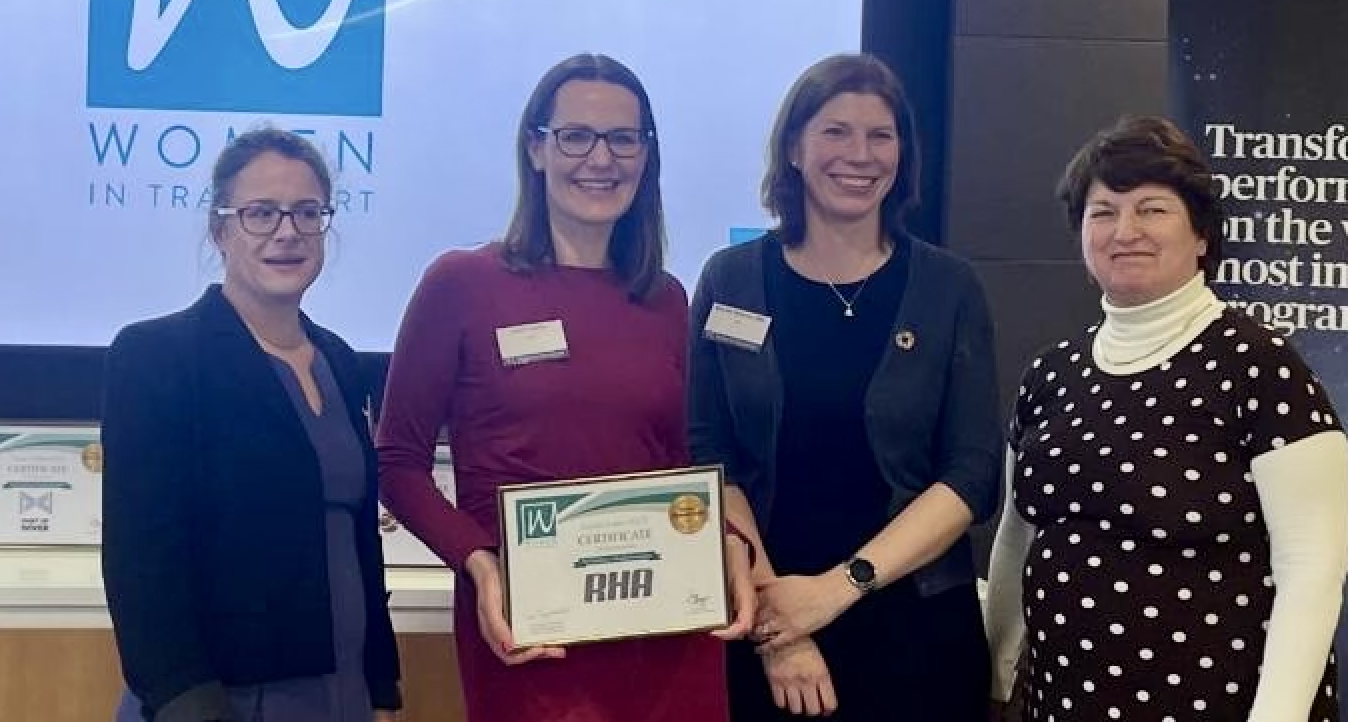 RHA recognised by Women in Transport in their Equity Index Report